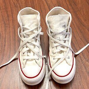 CONVERSE Chuck Taylor All Star White High Top Shoes Women Size 4